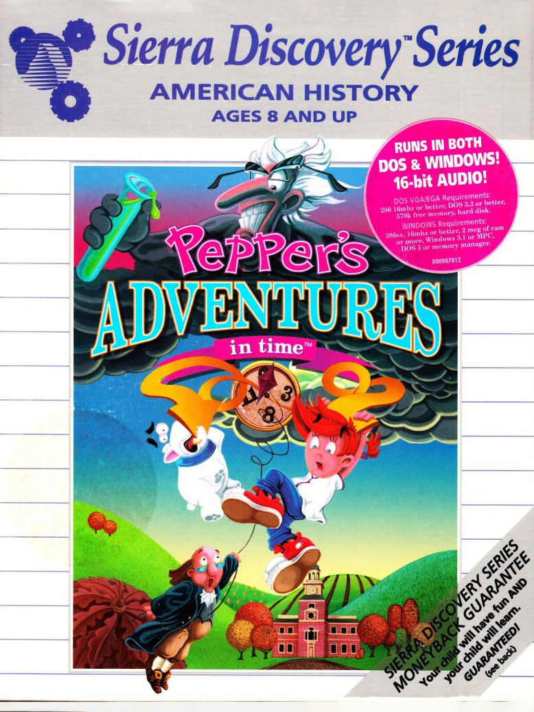Cover art for Pepper’s Adventures in Time